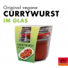 Vegane Currywurst im Glas