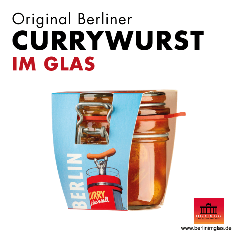 Berliner Currywurst im Glas